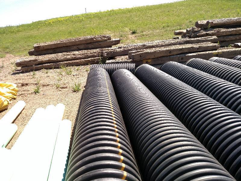 lot 245 image: (3) pcs. 24 Poly Culvert, Approx. ...