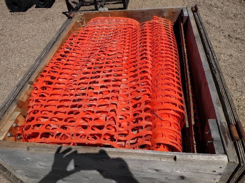 lot 258 image: Wooden Box with Snow Fence...