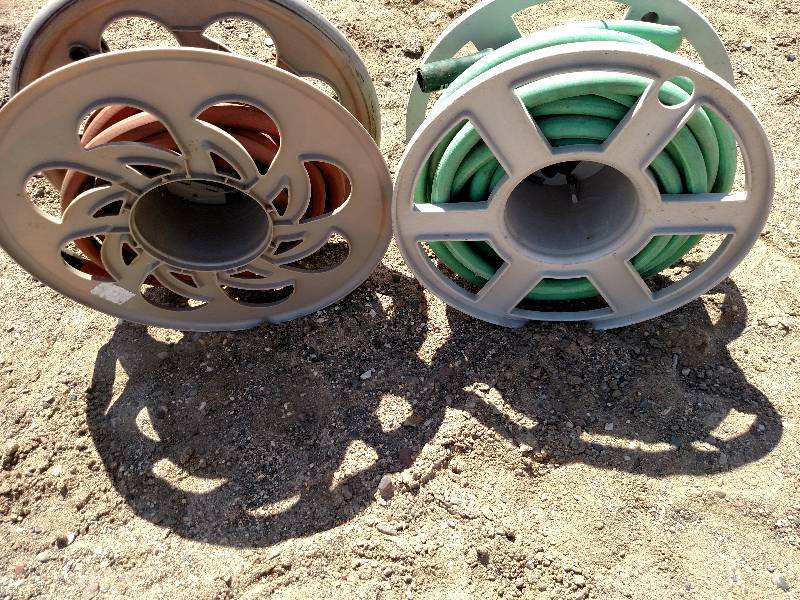 lot 267 image: (2) Hose Reels with Hoses...
