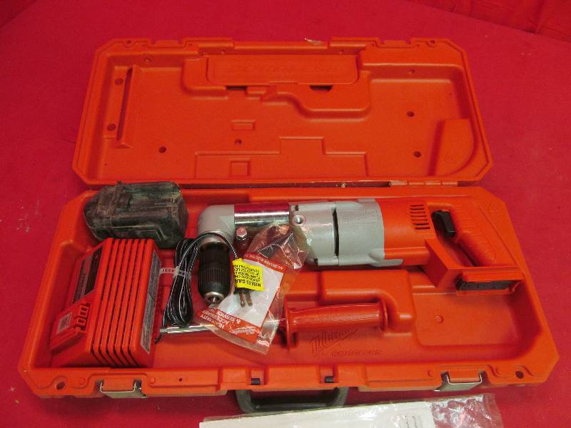 lot 14 image: Angle drive drill