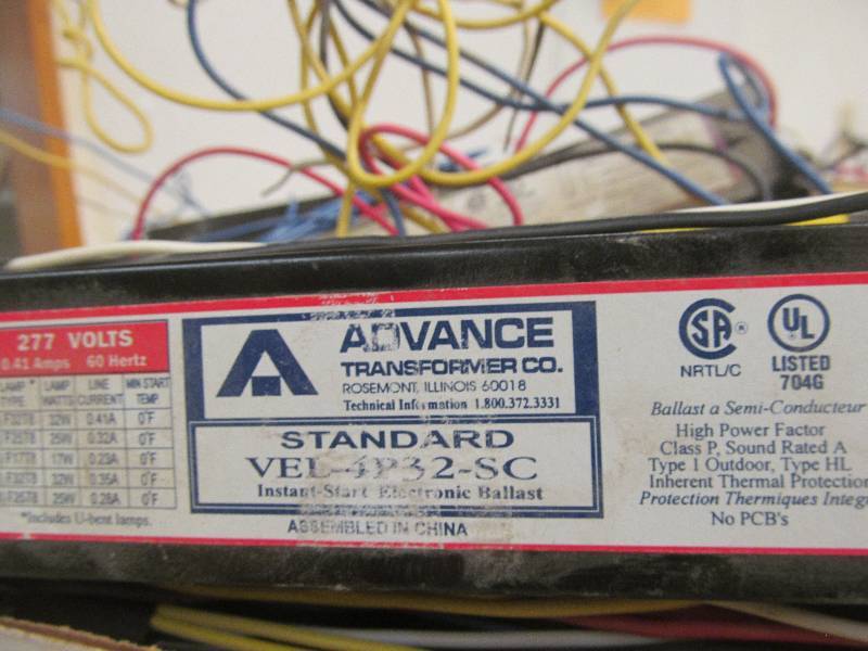 lot 18 image: Electro start Ballast