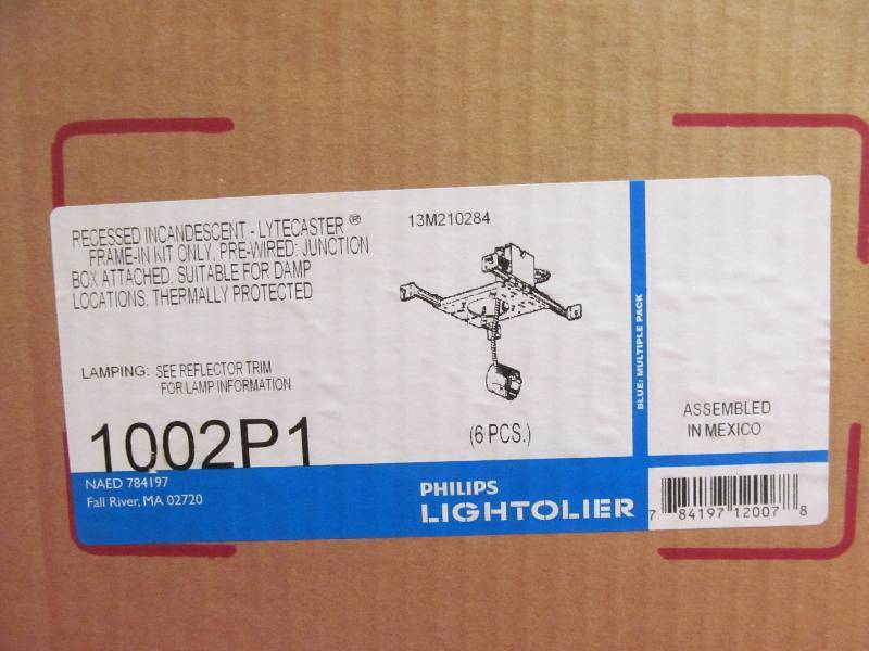 lot 40 image: recess light rough -in