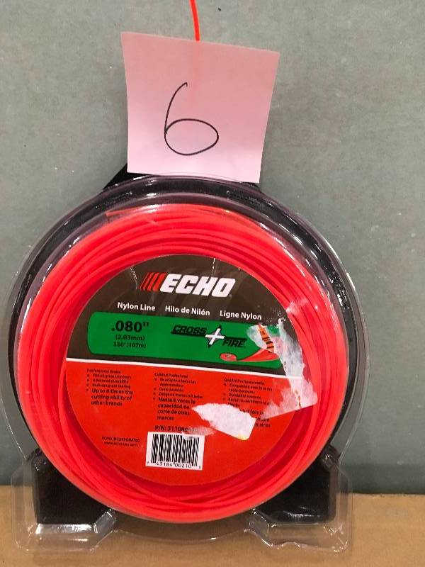 lot 6 image: Echo Cross-Fire 0.080 Nylon Trimmer Line