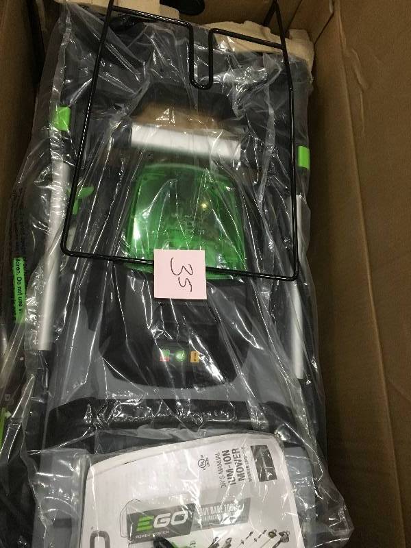 lot 35 image: EGO 20 in. 56-Volt Lithium ion Cordless Battery Walk Behind Push Mower TOOL ONLY Battery and Charger are not Included Not Used