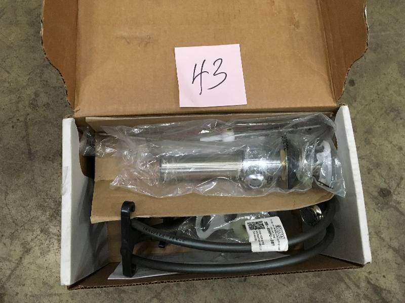 lot 43 image: DELTA Victorian 4 in. Centerset 2-Handle Bathroom Faucet with Metal Drain Assembly in Stainless Not Used