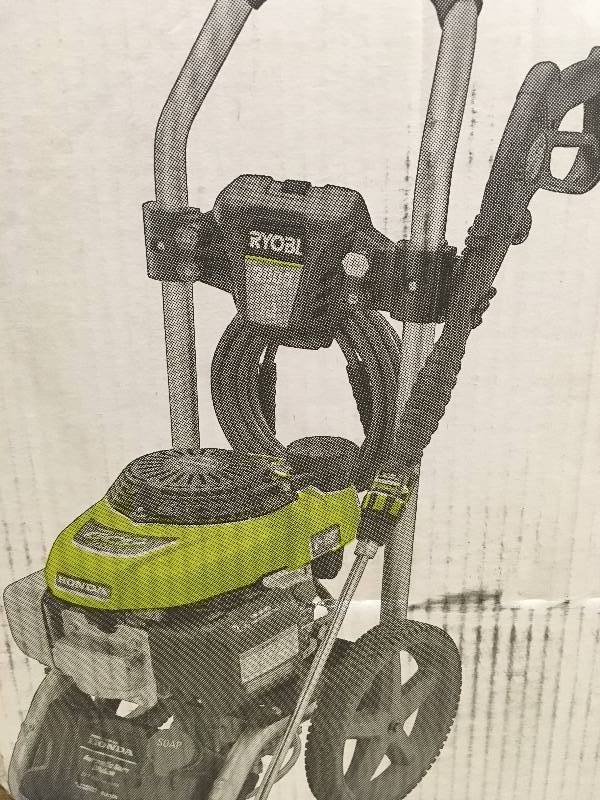 lot 80 image: Ryobi 2,800-PSI 2.3-GPM Honda Power Control Gas Pressure Washer