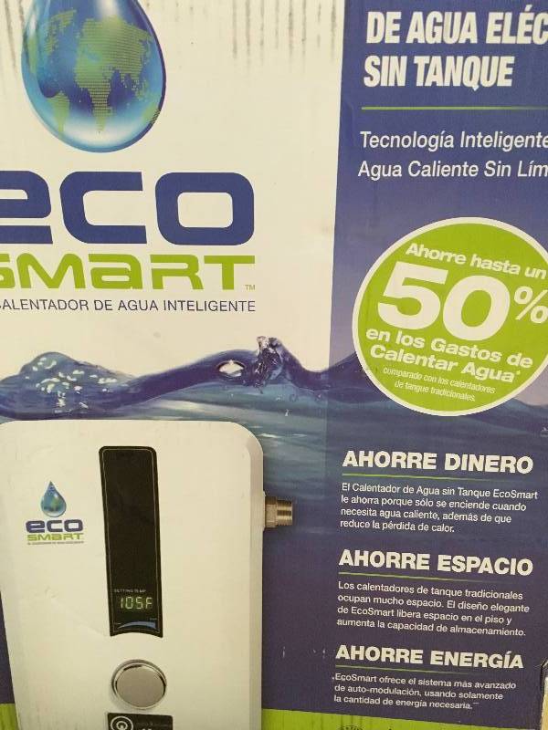 lot 100 image: EcoSmart 11 kW Self-Modulating Electric Tankless Water Heater