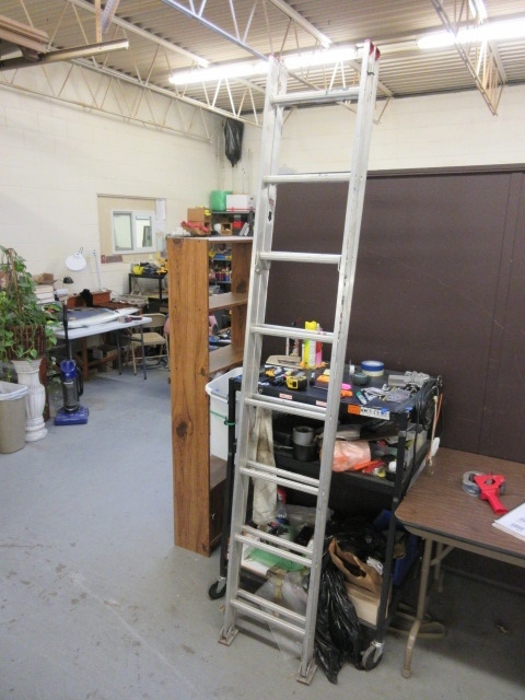 lot 423 image: ALUMINUM EXTENSION LADDER