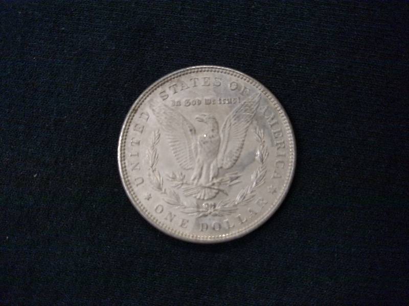 1896 AU Morgan Silver Dollar...