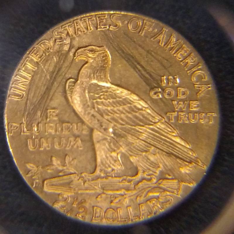 1925 D Two and One Half Dollar Indi...