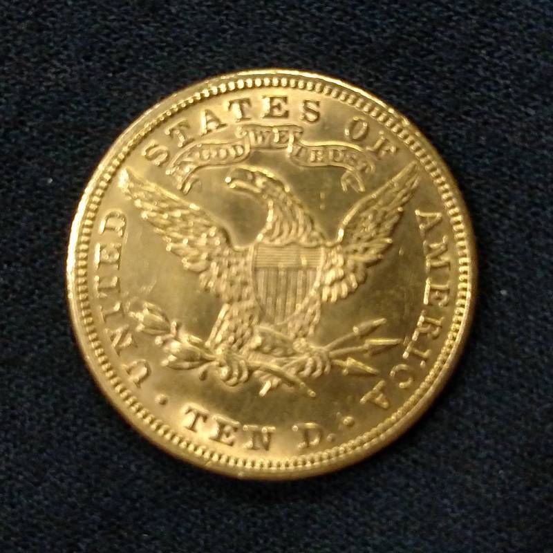 1881 Ten Dollar Liberty Gold Coin...