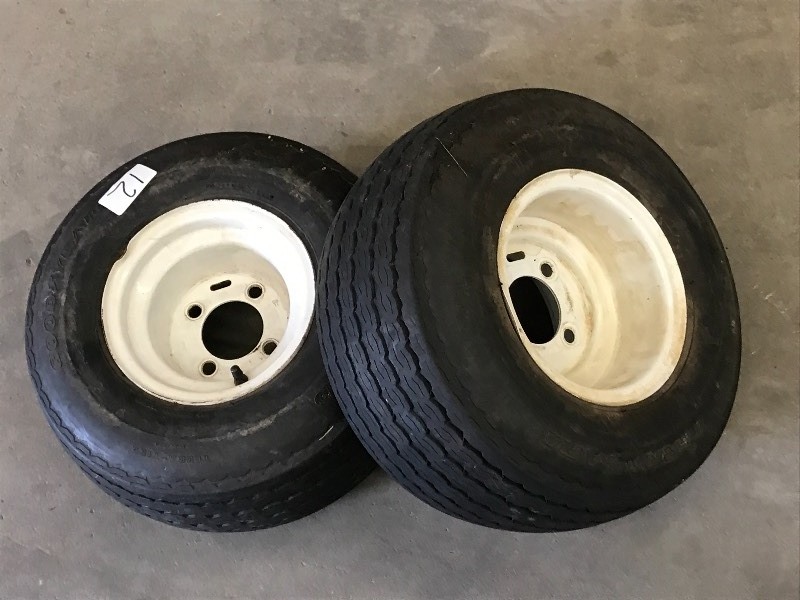 lot 12 image: (2) Goodyear 188.508 NHS Golf Car...