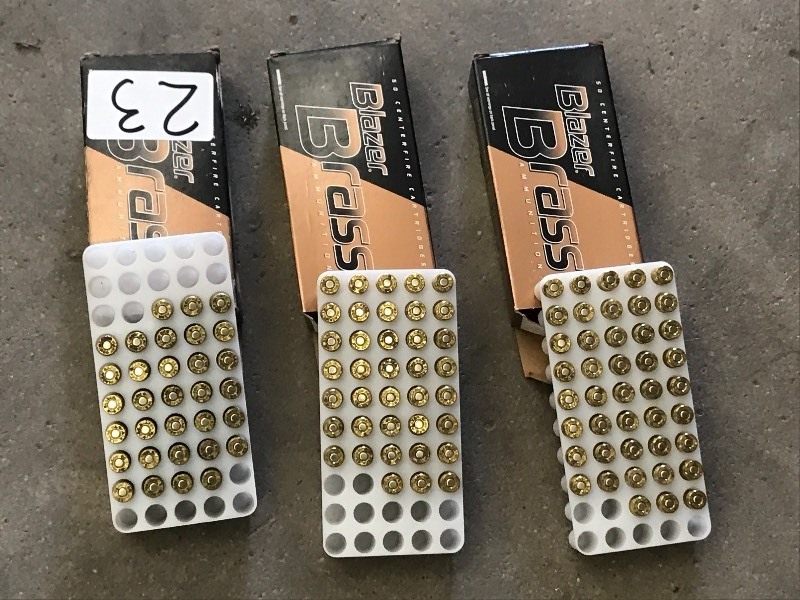 lot 23 image: (3) Boxes Of Blazer Brass 380-Auto ...