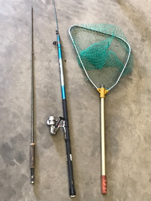 lot 28 image: Lot Of (1) Mid-Sized Landing Net & ...
