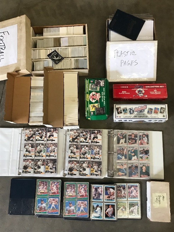 lot 46 image: HUGE Lot Of Assorted Sports Cards ...