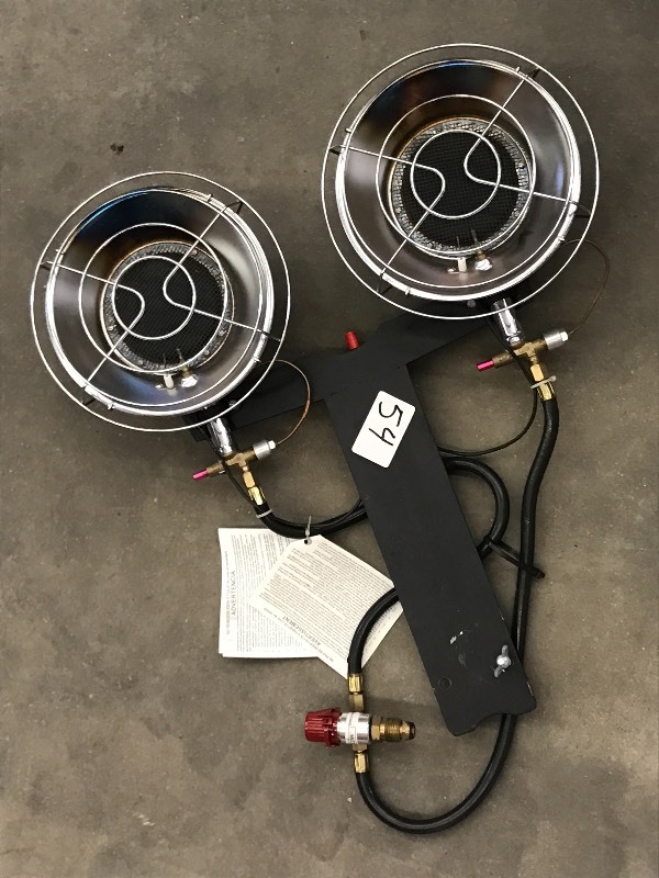 lot 54 image: Dual-Burner LP-Gas Heater ...