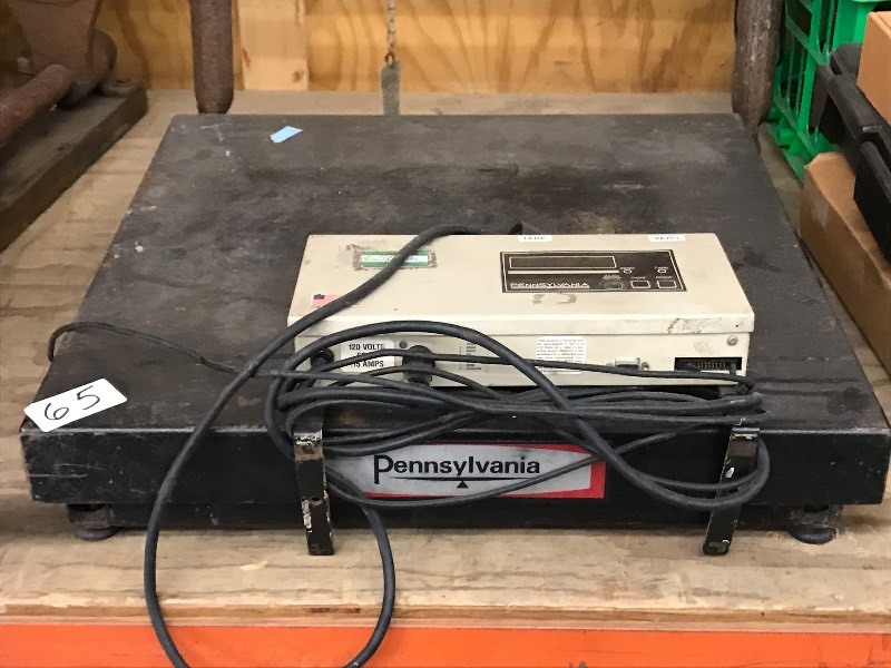 lot 65 image: Pennsylvania 120Volt Scale With Dig...