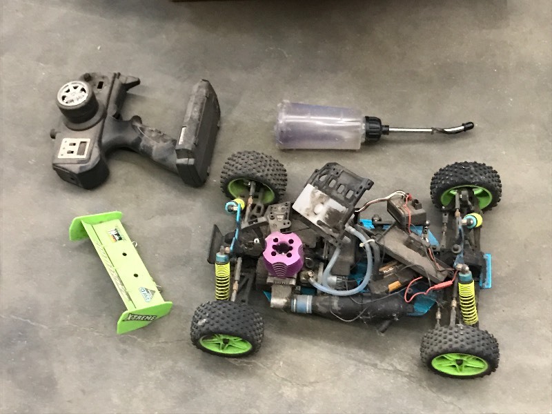 lot 97 image: Gas-Powered RC Car, Consignor Stat...