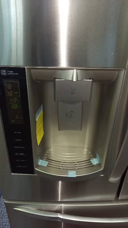 NEW SCRATCH & DENT-- 24.1 cu. ft. LG French Door Refrigerator in Stainless Steel, Model # (LFX25973ST)