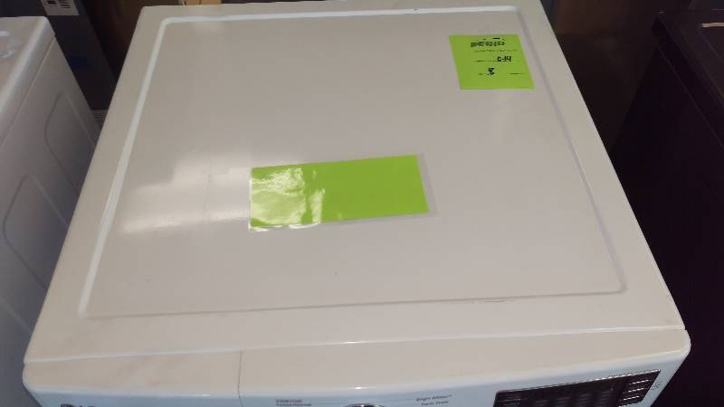 NEW SCRATCH & DENT-- 4.5 cu. ft. LG High-Efficiency Front Load Washer with Steam and TurboWash in White, Model # (WM3770HWA)