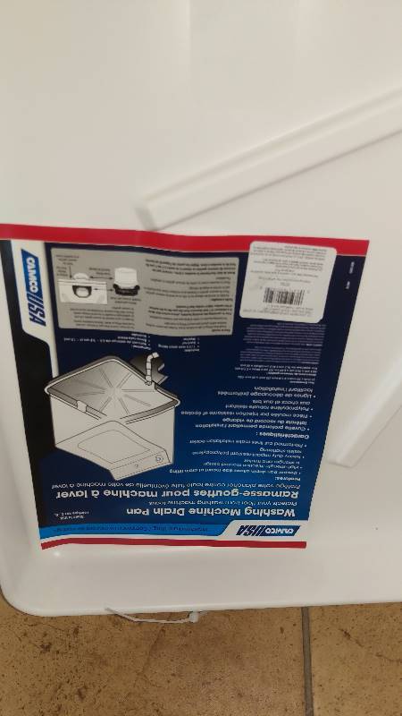 NEW Camco 20752 28 By 30 Washing Machine Pan WHITE