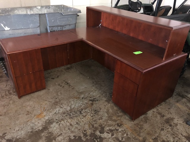 Office Desk with Shelf