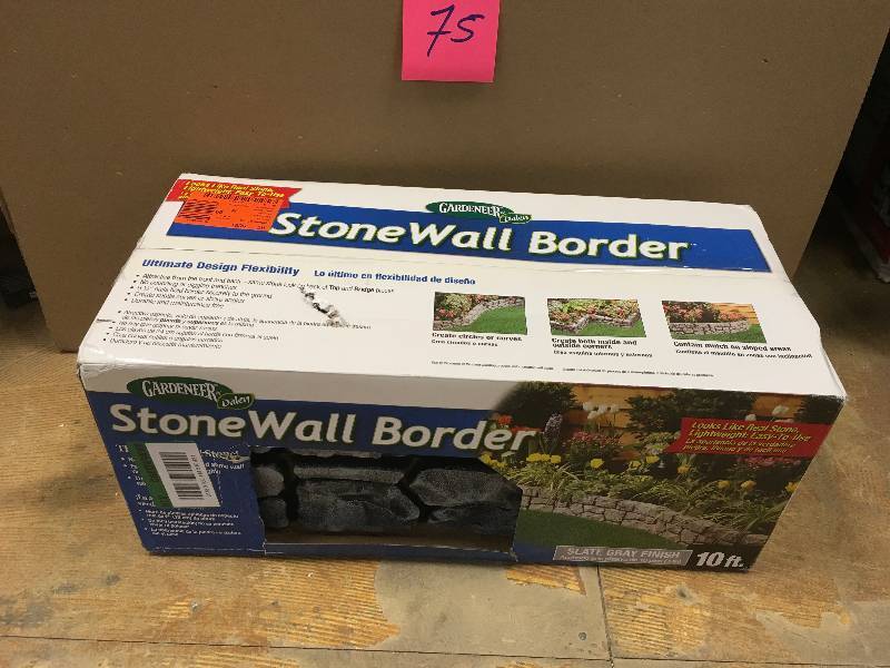 lot 75 image: Dalen Products 6 in. x 10 ft. StoneWall Border