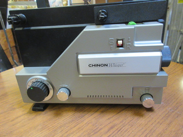 lot 512 image: CHINON WHISPER DUAL 8 MOVIE PROJECTOR