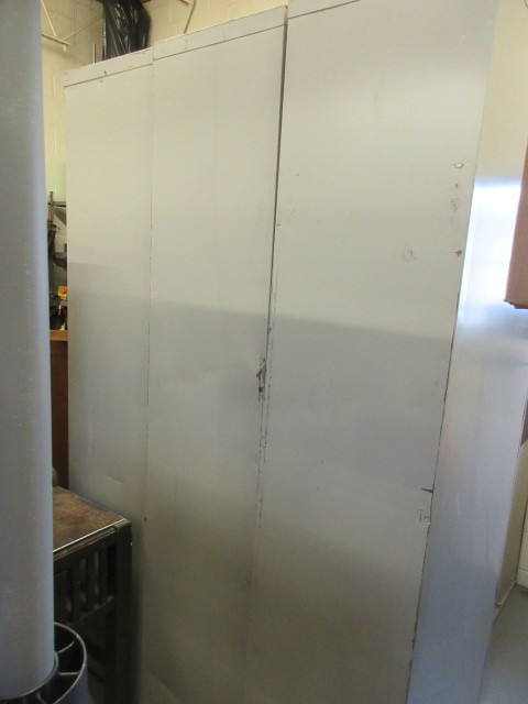 lot 526 image: TAMBORED DOOR STORAGE CABINETS