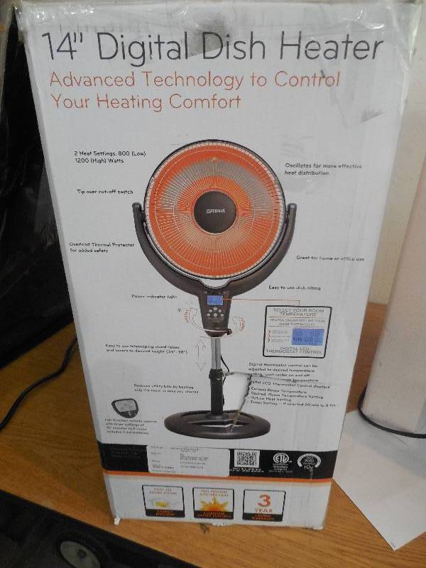 Optimus 14 Oscillating Digital Heater with Remote