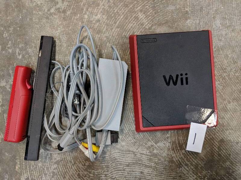 NINTENDO WII MINI RED SYSTEM CONSOLE