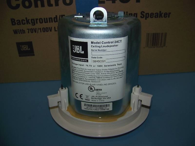 (2) JBL, Control Contractor Series, In-Ceiling Speakers  Loudspeakers in Original Box