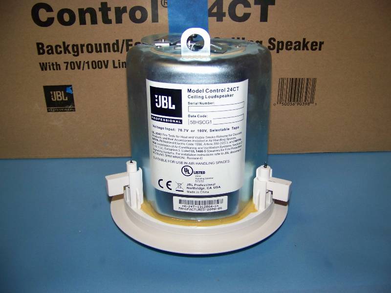 (2) JBL, Control Contractor Series, In-Ceiling Speakers  Loudspeakers in Original Box