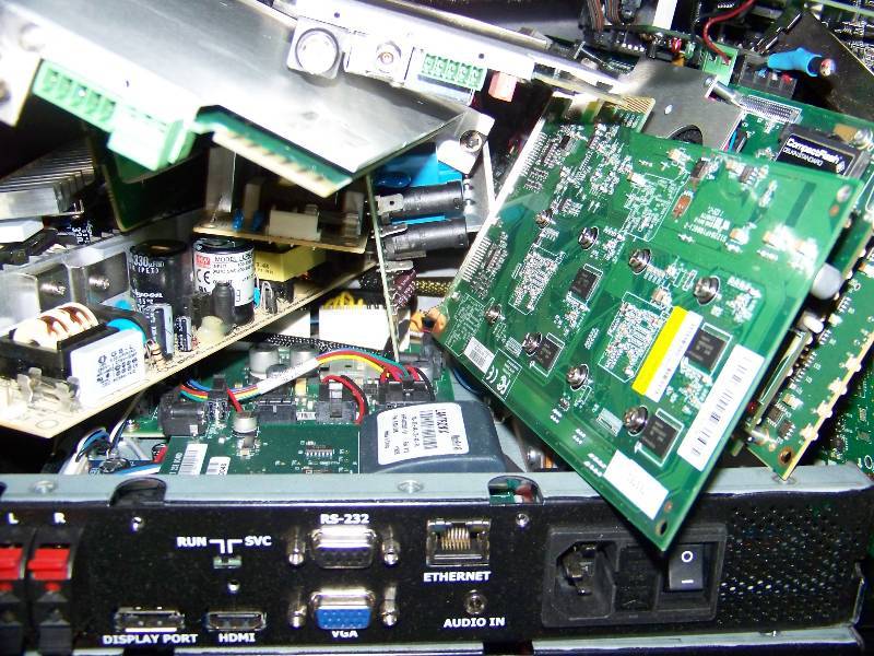(Bin) Miscellaneous Mini-Computer Chassis and Circuit Boards