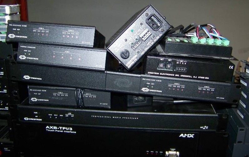 (LARGE LOT) AMX and Crestron, Audio  Video Items