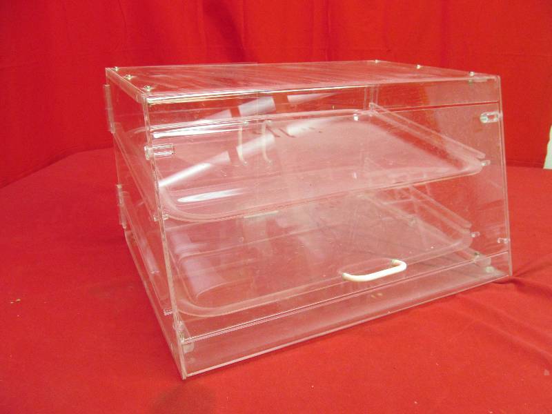 Acrylic pastry display case