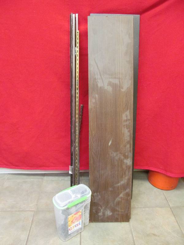 shelves with wall brackets