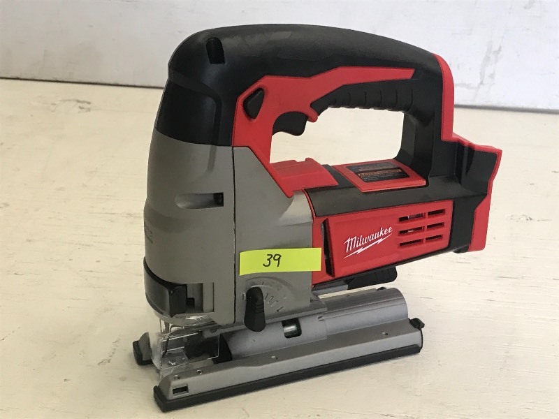 lot 39 image: Milwaukee M18 Cordless Jig-Saw, Unu...
