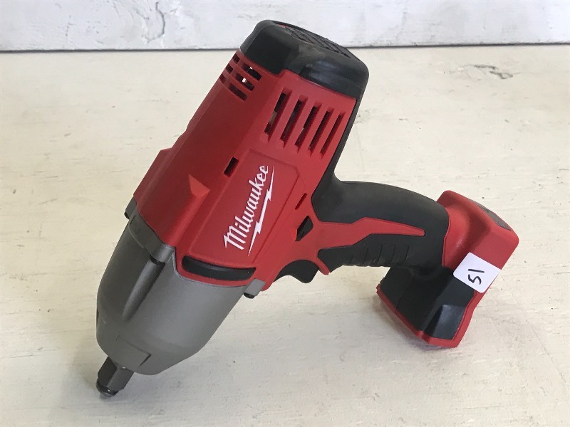 lot 51 image: Milwaukee M18 Cordless 12 High-To...