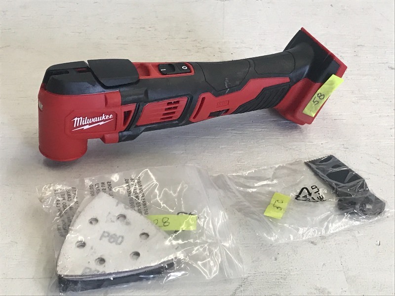 lot 58 image: Milwaukee M18 Cordless Multi-Tool W...