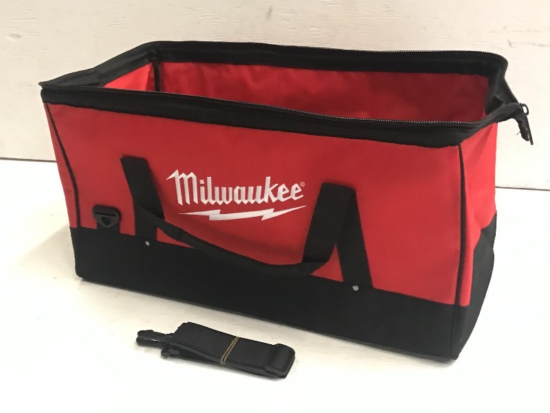 lot 81 image: Milwaukee 11x11x22 Tool Bag, Unu...