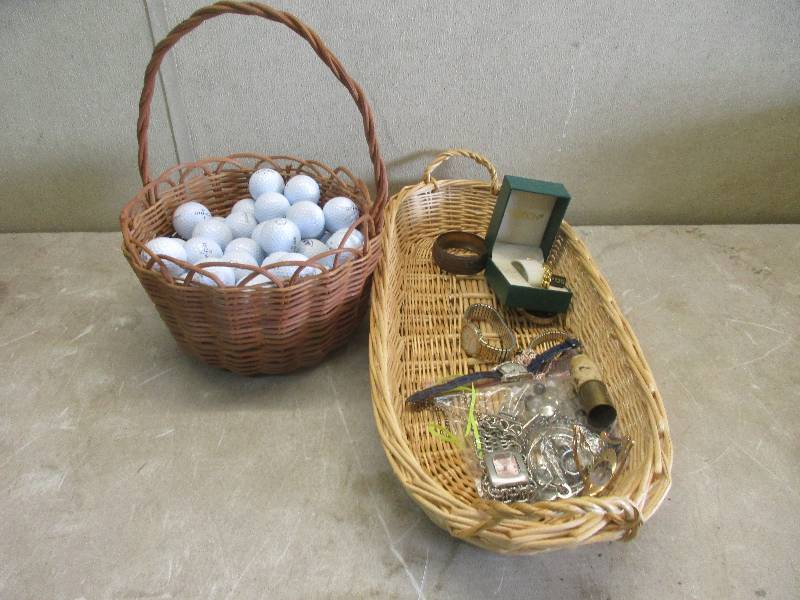 Watches and golf balls
