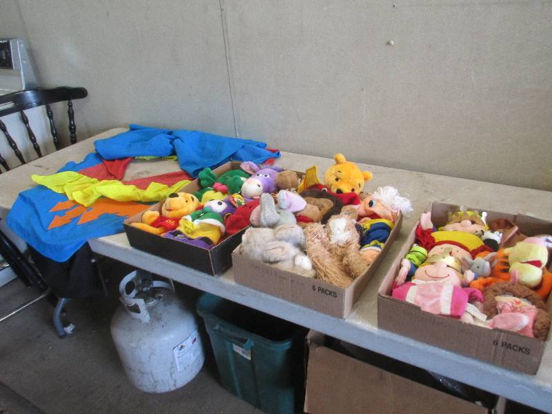 Puppets and Backdrop