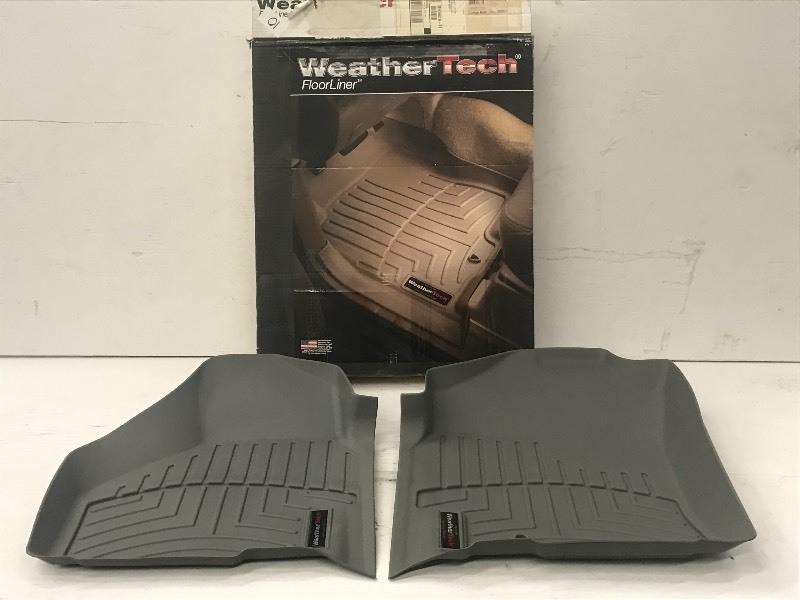 New WeatherTech Grey Floor Liners, 2...