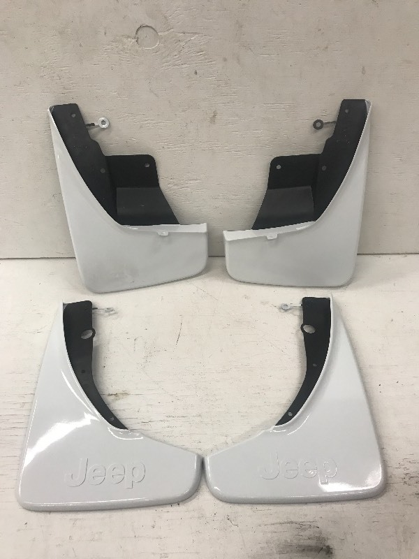 New 4-Piece Painted White Mud Flaps...