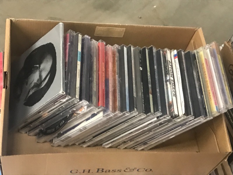 lot 17 image: (4) Boxes Of Music CDs