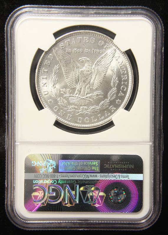 1889 MORGAN SILVER DOLLAR MS63 NGC