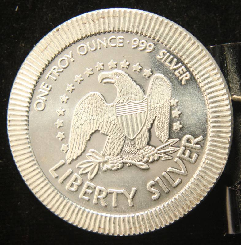 1 TROY OZ. .999 FINE SILVER LIBERTY STACKER