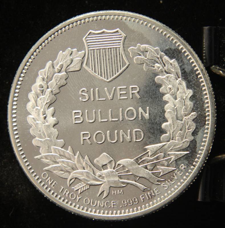 1 TROY OZ. .999 FINE SILVER Saint Gaudens design