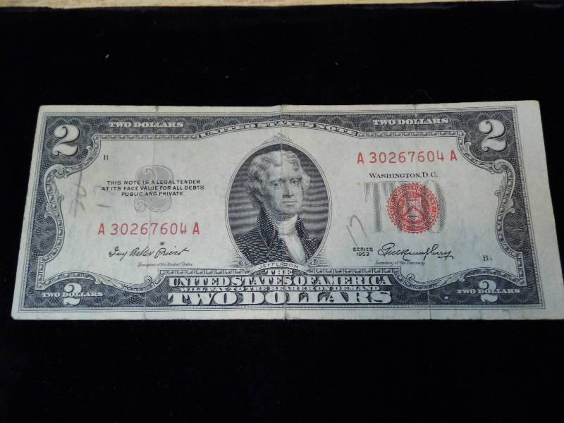 $2 US Bill